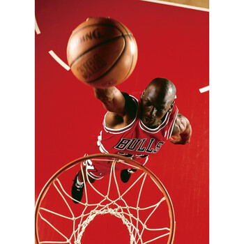狼天影乔丹海报墙贴纸运动宿舍卧室房间学生贴画超大自粘防水可来图