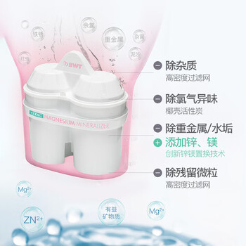 倍世滤水壶家用过滤净水器厨房客厅通用 益家系列 4.3L（沧浪青）一壶6芯 镁离子滤芯