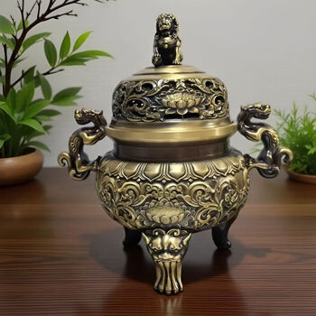 宣德款铜香炉价格报价行情- 京东