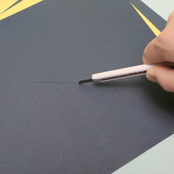 国誉(KOKUYO)进口美工刀小号裁纸刀手工刀片 办公用品 绿色(标准型)1个 HA-2YG