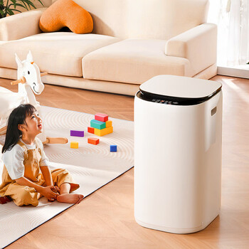 小鸭全自动婴儿小型洗衣机4.5KG迷你波轮宝宝儿童专用波轮内衣裤洗衣机蓝光升级洗脱一体WBH45U528T