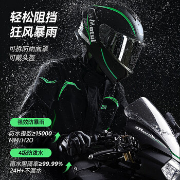 备美摩托车骑行雨衣套装男款成人分体式电动车全身防暴雨外卖骑手专用