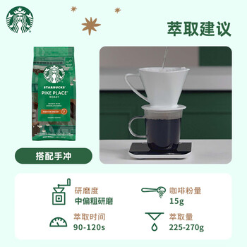星巴克(Starbucks)精品烘焙咖啡豆100%阿拉比卡豆爆款4袋共800g 口粮豆 手冲黑咖啡 星巴克(Starbucks)精品烘焙咖啡豆100%阿拉比卡豆爆款4袋共800g 口粮豆 手冲黑咖啡