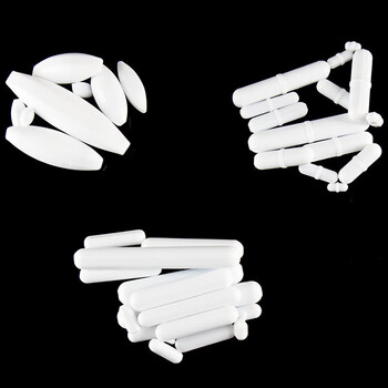 海斯迪克 C型磁力搅拌子 聚四氟磁子PTFE转子耐高温力转子搅拌器转子 C7*30mm(2个/包) HKQS-162