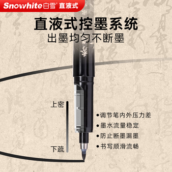 白雪(snowhite)直液式秀丽笔勾线笔软笔式毛笔入门初学者套装练字书法大楷绘画美工笔12支 pm32 白雪(snowhite)直液式秀丽笔勾线笔软笔式毛笔入门初学者套装练字书法大楷绘画美工笔12支 pm32