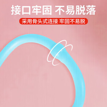 李宁(LI-NING)8字拉力器 瑜伽扩胸八字拉力绳多功能家用肩颈背部训练弹力带蓝色 李宁(LI-NING)8字拉力器 瑜伽扩胸八字拉力绳多功能家用肩颈背部训练弹力带蓝色