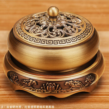 宣德款铜香炉价格报价行情- 京东