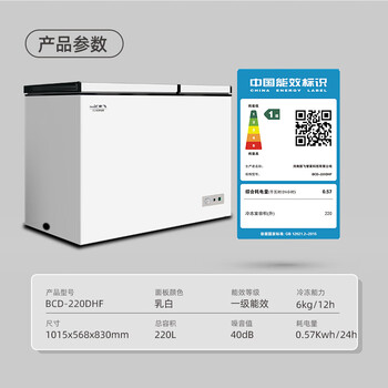 新飞(Frestec)220升家用商用冰柜 双箱双温冷柜 顶开门 冷藏冷冻卧式冰箱BCD-220DHF 新飞(Frestec)220升家用商用冰柜 双箱双温冷柜 顶开门 冷藏冷冻卧式冰箱BCD-220DHF