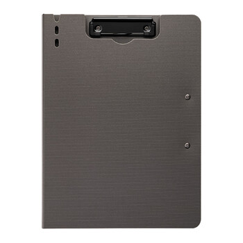 天色 A4文件夹板双夹折页板夹 会议夹秘书夹资料夹试卷夹签字签约呈阅夹 办公用品 TS-10002 玛瑙灰