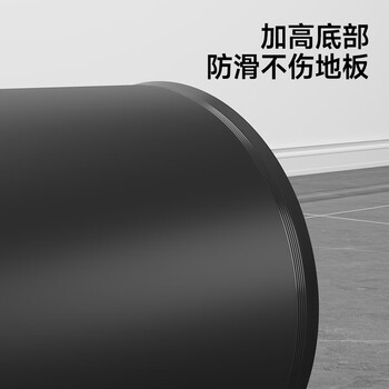 五月花不锈钢垃圾桶直投10L大号双层金属酒店物业厨房卫生间卧室