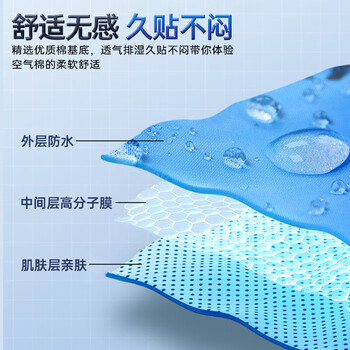 李宁肌肉贴弹性胶布运动绷带背部脚部腹部防水拉伤酸痛贴胶带