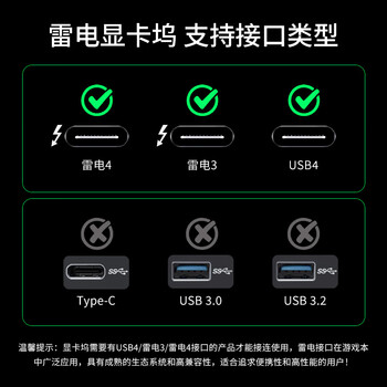 磐镭LINK X-2  商务合金箱式显卡拓展坞 笔记本迷你主机雷电兼容USB4外接显卡坞扩展坞