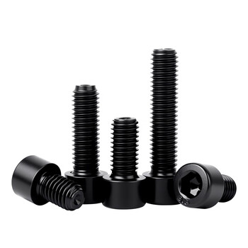 闽都 8.8级内六角高强度发黑螺丝螺钉淬黑螺栓 6*45（30个）