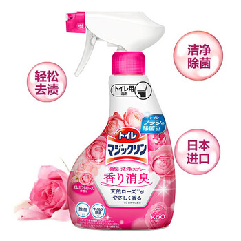 花王（KAO）进口马桶浴室清洁剂喷雾350ml*2洁厕灵浴室清洗剂 味道随机