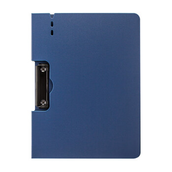 天色 A4文件夹板横式折页板夹 会议夹秘书夹资料夹试卷夹签字签约呈阅夹 办公用品 TS-10001 深邃蓝
