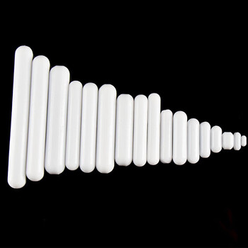 海斯迪克 C型磁力搅拌子 聚四氟磁子PTFE转子耐高温力转子搅拌器转子 C7*30mm(2个/包) HKQS-162