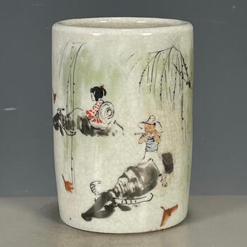 清代陶瓷笔筒价格报价行情- 京东