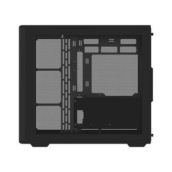 酷冷至尊（CoolerMaster）elite 神殿600 黑色 ATX海景房机箱  一体曲面玻璃 无立柱/支持360水冷/Type-c 