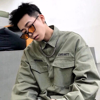 韩版时尚钛钢项链男嘻哈街头hiphop潮流个性吊坠男女士款吴亦凡权志龙