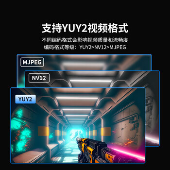 阿卡西斯 视频采集卡4K30Hz高清环出适用于索尼佳能相机Switch/PS5/NS游戏直播电脑抖音录制视频采集VC-005