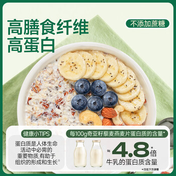 穗格氏奇亚籽藜麦燕麦片35g*30条冲泡即食营养学生早餐健身代餐冲饮礼盒