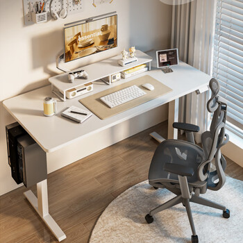 Brateck北弧电动升降桌电脑桌书桌电竞桌站立办公学习边桌子工作升降台S1 Brateck北弧电动升降桌电脑桌书桌电竞桌站立办公学习边桌子工作升降台S1