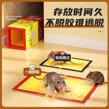 绿叶(Green Leaf)粘鼠板超强力粘板老鼠贴灭鼠老鼠神器6张装GL1005 绿叶(Green Leaf)粘鼠板超强力粘板老鼠贴灭鼠老鼠神器6张装GL1005