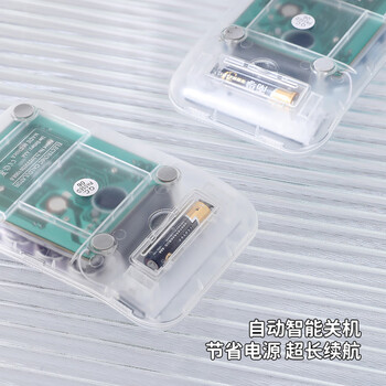 少年伴计算器10位数宽屏大屏幕大学生三四年级高颜值桌面计算机办公/学习用品便携财务计算器紫色透明款