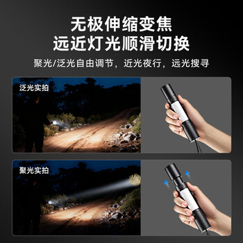 京东京造 多功能手电筒带侧灯车载应急破窗安全锤带割刀强光户外照明 京东京造 多功能手电筒带侧灯车载应急破窗安全锤带割刀强光户外照明