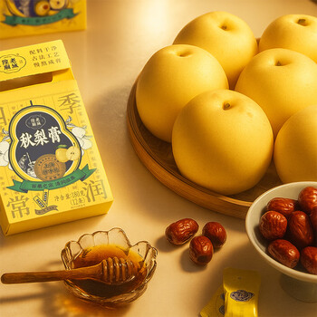豫园老城隍庙180克原味秋梨膏(12条装) 0添加剂红枣冲饮雪梨膏上海