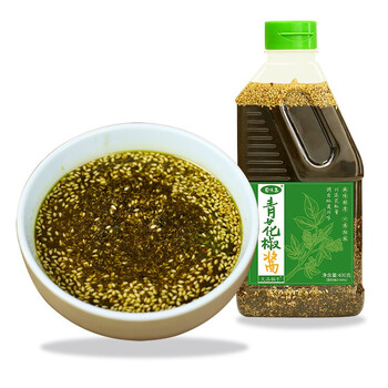 蜀味集青花椒酱400g四川特产藤椒鱼椒麻鸡凉拌菜调味料大瓶装青花椒酱400g 2瓶 图片价格品牌报价 京东