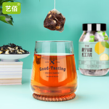 艺佰柠檬红茶包 三角茶包袋泡茶可冷泡茶90g（3g*30包）