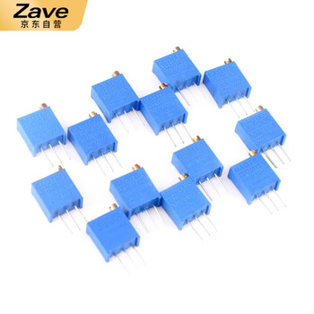 ZAVE 3296W可调电阻电位器 侧调长铜柄 3296X-504（500K）