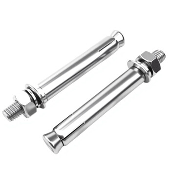 华臂 不锈钢膨胀螺丝外膨胀螺栓镀锌拉爆炸螺钉大全国标 304膨胀丝r 10*70(5个) 华臂 不锈钢膨胀螺丝外膨胀螺栓镀锌拉爆炸螺钉大全国标 304膨胀丝r 10*70(5个)