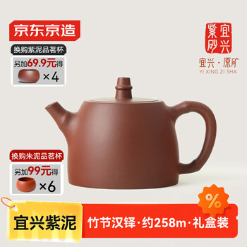【蔵出し】徐漢棠製 紫砂壺 朱泥 中国茶器 骨董 茶道具（宜興／ジョカントウ） 蔵出し】徐漢棠製 紫砂壺 朱泥 中国茶器 骨董 茶道具（宜興