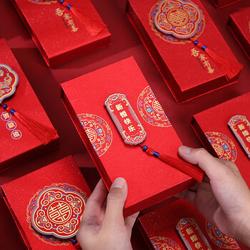 佳茉信封结婚红包2026新款新年春节万元改口费利是封婚礼专用个性创意高档红包袋新老款混发改口红包盒
