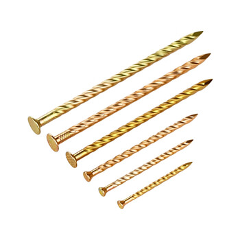 永利尚  麻花钉防松螺纹钉龙骨钉木工钉子铁钉全规格地板钉 80（1斤装约85颗）
