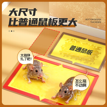 绿叶(Green Leaf)粘鼠板超强力粘板老鼠贴灭鼠老鼠神器6张装GL1005 绿叶(Green Leaf)粘鼠板超强力粘板老鼠贴灭鼠老鼠神器6张装GL1005