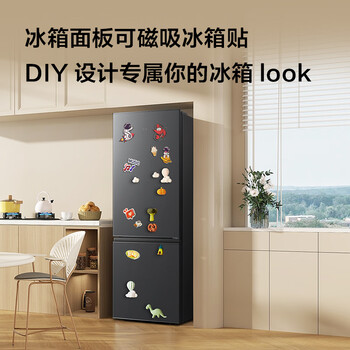 TCL 171L两门冰箱二级能效直冷小户型低音养鲜冰箱迷你小型出租房家用电冰箱R171L1-B