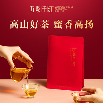 万紫千红红茶品味 峨眉高山红茶特级120g 袋装茶叶自己喝24003