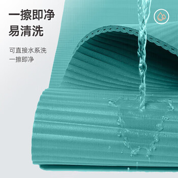李宁（LI-NING）瑜伽垫NBR厚10mm减震健身舞蹈高回弹男女训练491绿