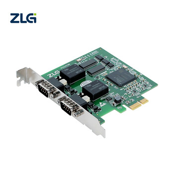 ZLG致远电子 工业级高性能PCIe接口CAN卡 智能CAN通讯卡 PCIe-9120I（绿色）