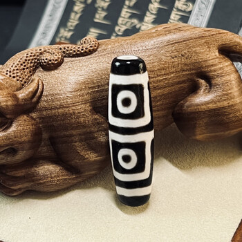 超激レア珍品‼︎ 古代丸型　虎牙四眼天珠 四眼天珠图片- 京东