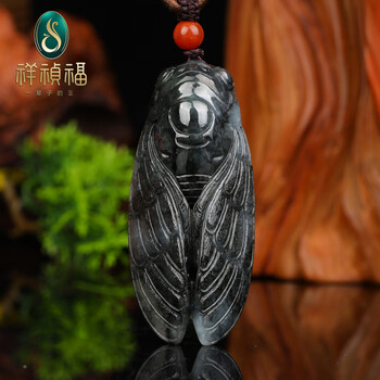 玉蝉吊坠图片- 京东