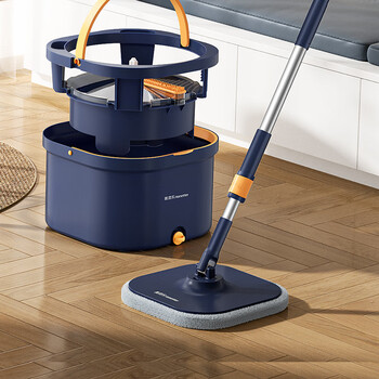 美添乐（HoMettler）净污分离旋转拖把家用一拖净2026免手洗平板拖把3拖布带桶一套