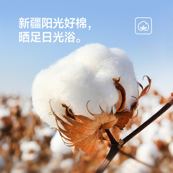 最生活方巾纯棉洗脸面巾 A类柔软家用小毛巾吸水透气擦脸口水巾 蓝色
