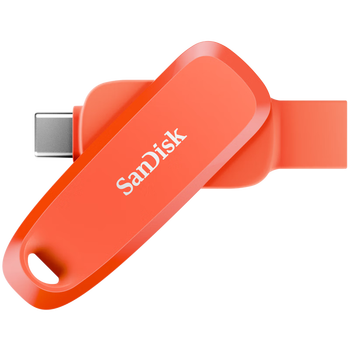 闪迪（SanDisk）128GB Type-C USB3.2 手机U盘DDC6橙色 手机电脑存储盘 双接口大容量优盘