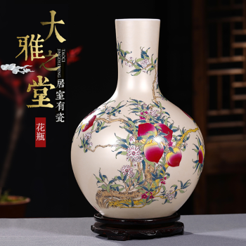 2年保証』 雍正粉彩蒔金花鳥多稜天球瓶景徳鎮 美術品 装飾品 置物 工芸