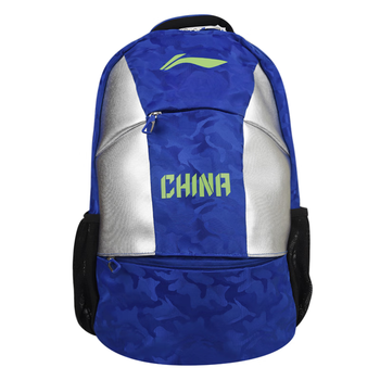 李宁（LI-NING）乒乓球包双肩背包国家队同款 乒乓球运动包ABST111蓝色