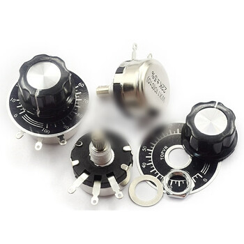 佰达特 WX110 010单圈线绕电位器470R/1K/2.2K/4.7K/6.8K/10K/22K/1W WX110(010) 6.8K（9个）